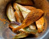 A picture of step 2 of Thakurbarir Ranna Special Brinjals curry, in Lunchtime.