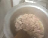 A picture of step 4 of Beef laiss dar haleem.