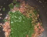 A picture of step 3 of Methi palak chaman.