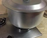A picture of step 8 of Black forest chocolate sponge cake.