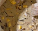 A picture of step 4 of Shiitake Mushroom Curry.