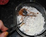 A picture of step 3 of Deep fried eggplants (Aubergine).