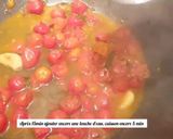 Une image de l'étape 5 de Pâtes à la crème d'aubergines/ricotta et tomates cerises.
