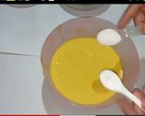 A picture of step 3 of Khaman dhokla.