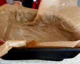 A picture of step 1 of My White Brownies with Turkish delight added.
