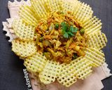 عکس مرحله 1 از دستور ساندویچ سرد مرغ و سبزیجات🌸