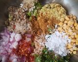 A picture of step 2 of Moth Dal Vada.