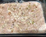 A picture of step 7 of Kunafa Arabic sweet.