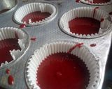 A picture of step 3 of Redvelvet cupcake.