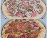Foto langkah ke 5 dari resep Smoked beef pizza.