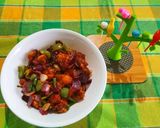 A picture of step 3 of Street Style Dry Chilli Chicken.