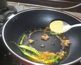 A picture of step 5 of Kala chana masala.