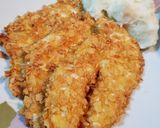 A picture of step 5 of Potato Chips Chicken.