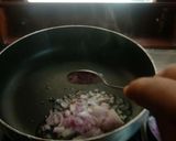 A picture of step 2 of Protein paked salad.