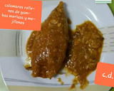Foto del paso 7 de la receta: Calamares rellenos de merluza, gambas y mejillones