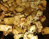 A picture of step 3 of Aloo gobhi.