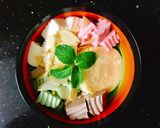 Hình bước làm 8 của món Chè flan khúc bạch ngọt ngào