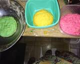 Rainbow colour burger bun recipe step 1 photo