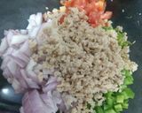 A picture of step 2 of Mix veg pakora.