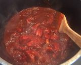 A picture of step 4 of Carne Adovada.