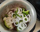 A picture of step 5 of Fried liver.