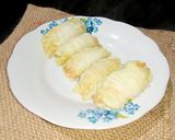 Foto langkah ke 4 dari resep Sawi Putih Gulung Duo Protein.