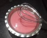 A picture of step 8 of Vanilla & Rose pudding.