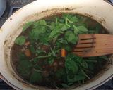 A picture of step 3 of Lentil and spinach soup - vegetarian.