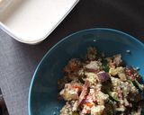 Foto del passaggio 3 della ricetta Insalata di cous cous, speck e salsa tonnata light