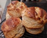 A picture of step 8 of Honey Scones.