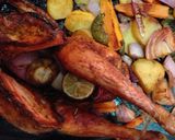 A picture of step 6 of Roasted chicken with potatoes.