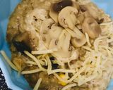 Foto del paso 8 de la receta: ARROZ CREMOSO CON BERENJENAS Y DOS QUESOS 🧀🫕🧀🍆🍚🍄‍🟫🍆🍚🌽
