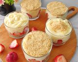 Foto langkah ke 8 dari resep Strawberry Magnolia (Turkish Dessert).