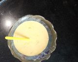 A picture of step 2 of Custard with strawberry sauce.