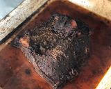 A picture of step 7 of Coffee rub smoked brisket - 8hrs slow and low.