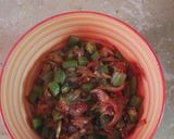 A picture of step 2 of Masalah bhindi # Eid kay pkwan.