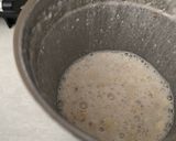 A picture of step 1 of Makhana matka kulfi.