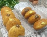 Foto langkah ke 7 dari resep DONAT/BOMBOLONI EMPUUK ISI VANILA & COKLAT CREAM CUSTARD.