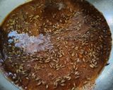 A picture of step 2 of Aamchur -pink chutney.