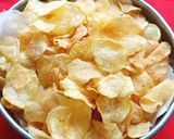 A picture of step 3 of Potato crisps.