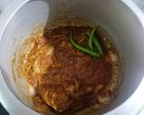 A picture of step 1 of Hyderabadi Chana Daal and Kaddu Gosht Curry.