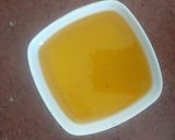 A picture of step 1 of Aate ka halwa.