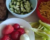 Mediterrán csirkés lecsó recept fázis 1 fotója