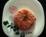 A picture of step 3 of Tomato Chutney Chawal.