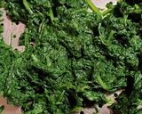A picture of step 1 of Palak paneer.