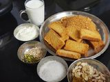 टोस्ट हलवा (toast halwa recipe in Hindi)
