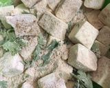 A picture of step 2 of Paneer 65.