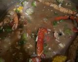 A picture of step 8 of Zatarain’s Gumbo.