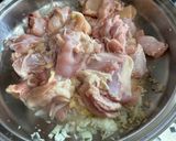 A picture of step 3 of Chicken Adobo.