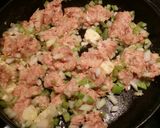 A picture of step 2 of Sausage Stuffing.